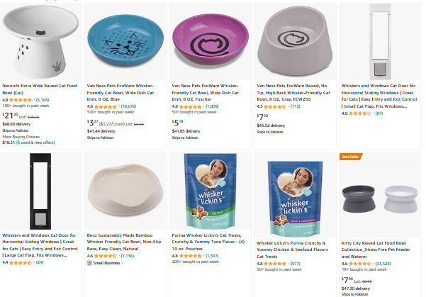 cat whisker products amazon